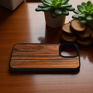 Накладка SkinBacker Wood для Apple iPhone 15 Pro Max Палисандр