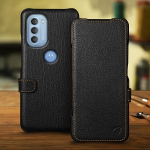 Чехол книжка Stenk Premium для Motorola Moto G51 5G Черный