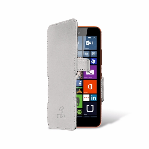 чохол-книжка на Microsoft Lumia 640 XL DS Білий Stenk Сняты с производства фото 2