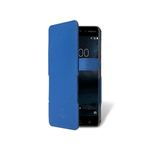 чохол-книжка на Nokia 6 Яскраво-синій Stenk Prime фото 2
