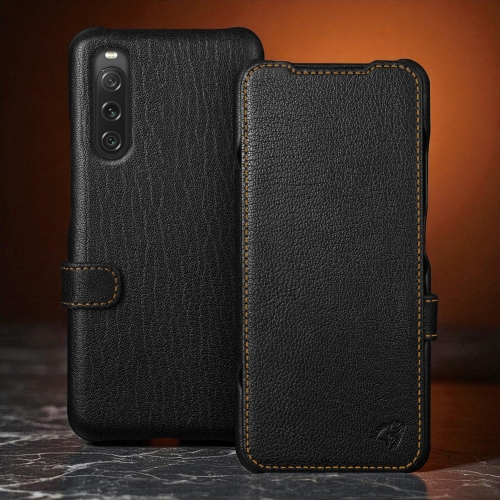 чехол-книжка на Sony Xperia 10 V Черный Stenk Premium фото 1