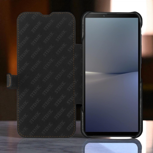 чехол-книжка на Sony Xperia 10 V Черный Stenk Premium фото 2