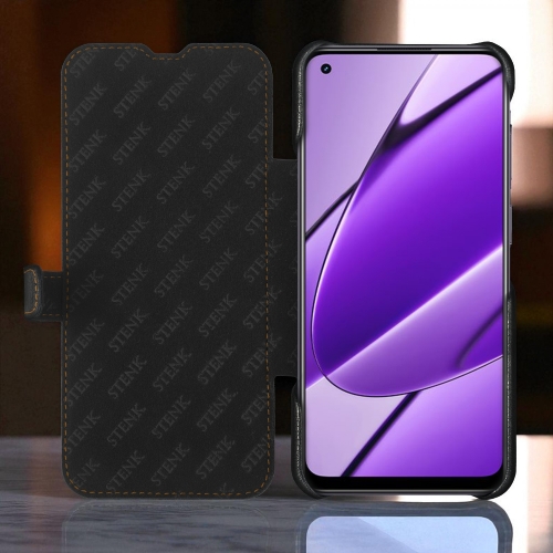 чехол-книжка на Realme 11 4G Черный Stenk Premium фото 2