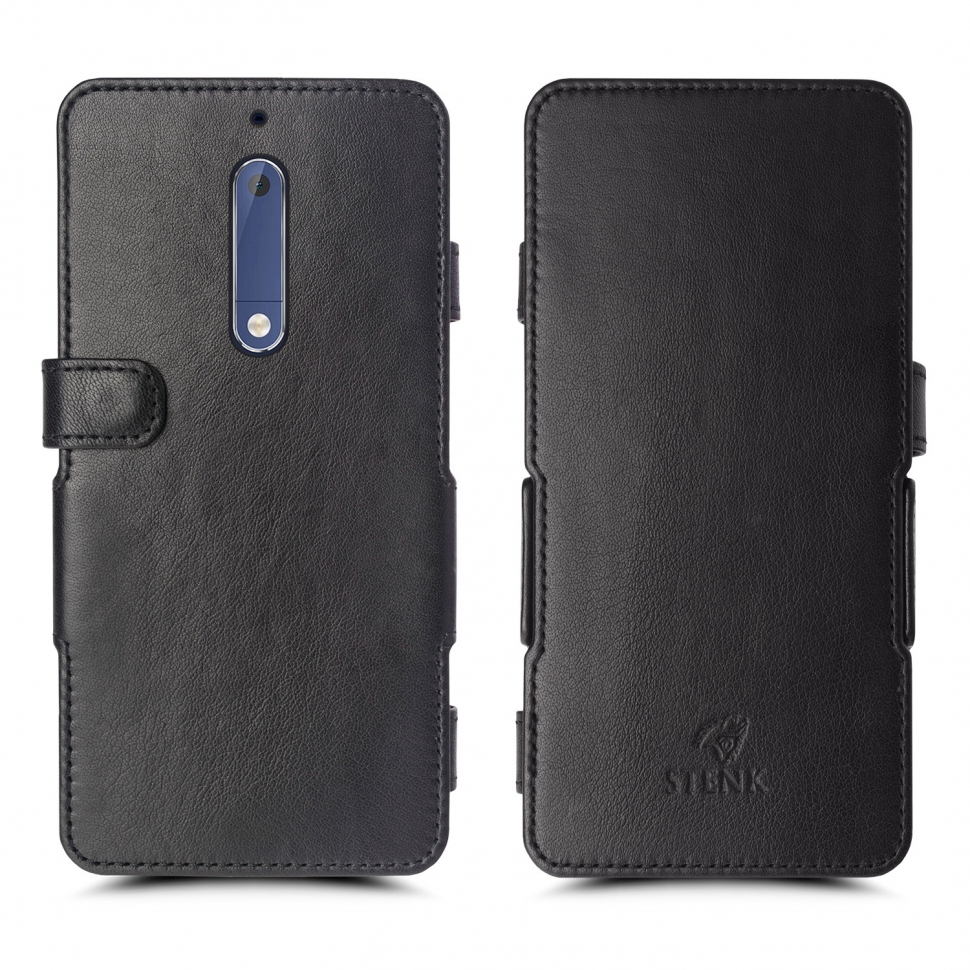 

Чехол книжка Stenk Prime для Nokia 5 Чёрный, Черный