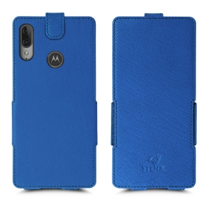 Чехол флип Stenk Prime для Motorola Moto E6 Plus Ярко-синий