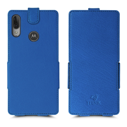 чохол-фліп на Motorola Moto E6 Plus Яскраво-синій Stenk Prime фото 1