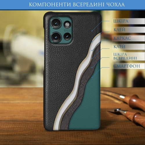 бампер на Motorola Edge 50 Черный Stenk Cover фото 4