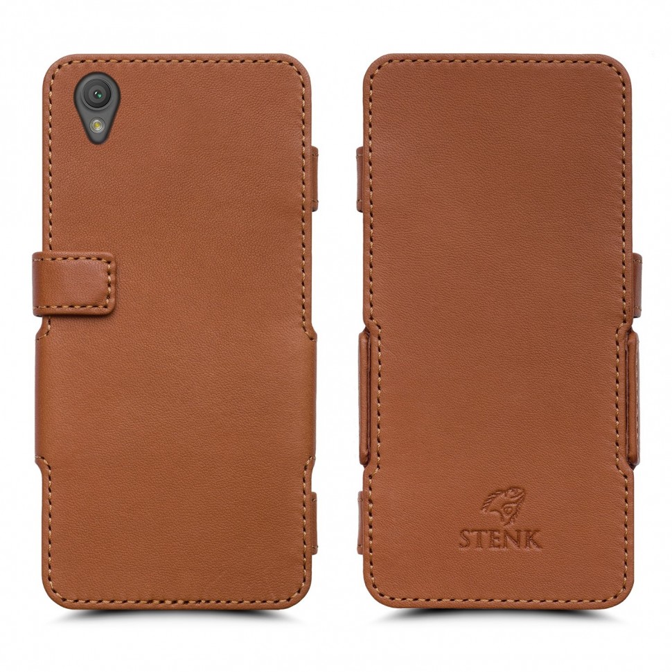 

Чехол книжка Stenk Prime для Sony Xperia L1 Camel, Светло-коричневый