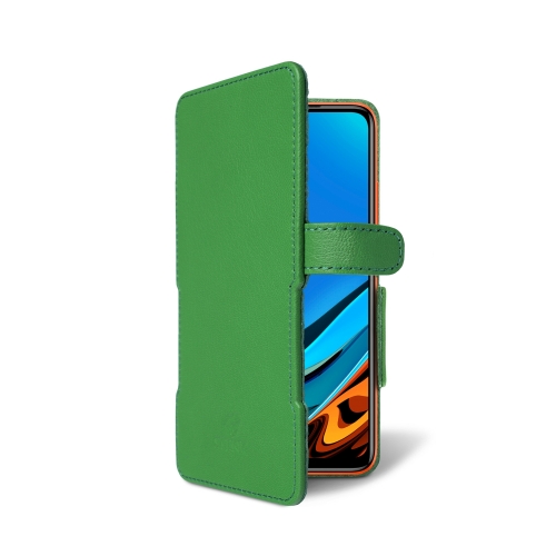 чехол-книжка на Xiaomi Redmi 9T Зелёный Stenk Prime фото 2