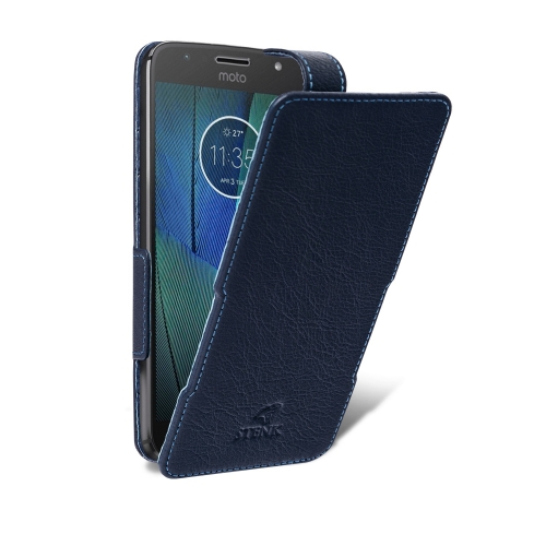 чехол-флип на Motorola Moto G5S Синий Stenk Prime фото 2