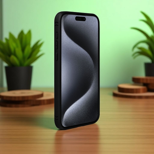 бампер на Apple iPhone 15 Pro Max Чорний Stenk SkinBacker фото 7