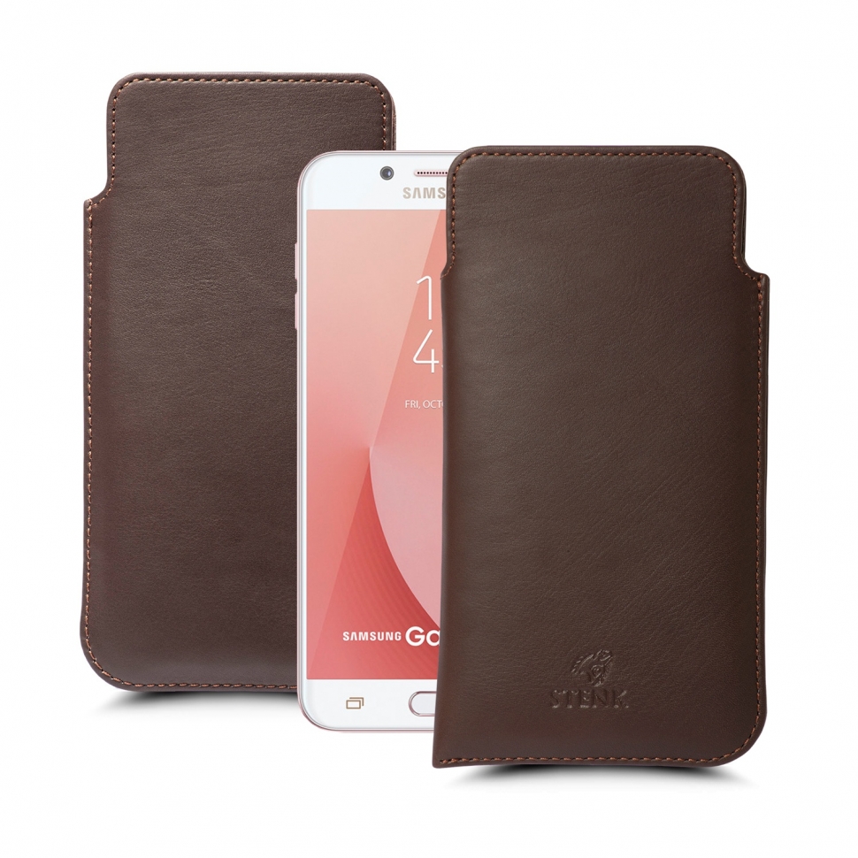 

Футляр Stenk Elegance для Samsung Galaxy C8 Коричневый