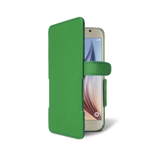 чохол-книжка на Samsung Galaxy S6 (SM G920F) Зелений Stenk Prime фото 2