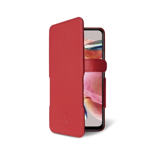 чехол-книжка на Xiaomi Redmi Note 12 4G Красный  Prime фото 2