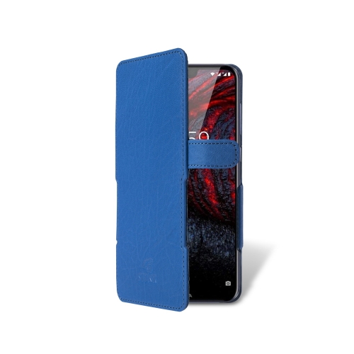 чехол-книжка на Nokia 6.1 Plus Ярко-синий Stenk Prime фото 2