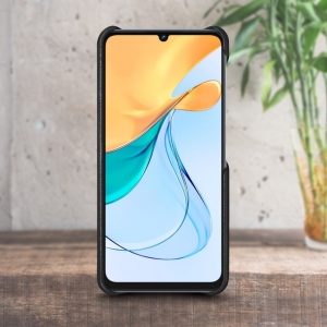 Кожаная накладка Stenk Cover для ZTE Blade V50 Vita Чёрный