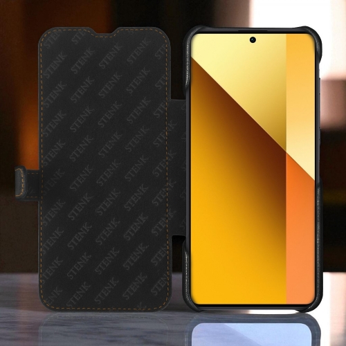 чехол-книжка на Xiaomi Redmi Note 13 5G Черный Stenk Premium фото 2