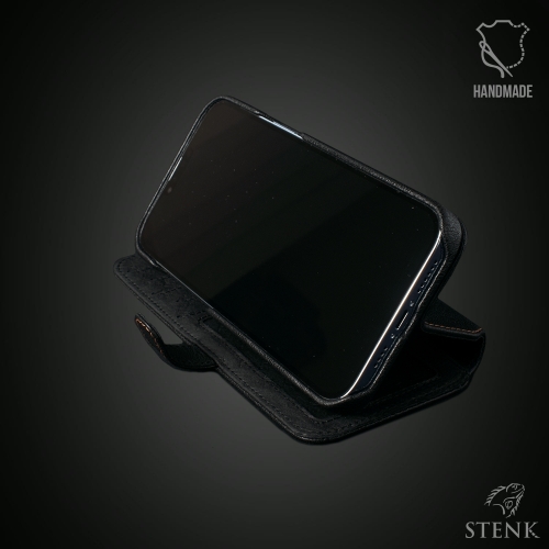 чехол-кошелек на OPPO Reno11 F Черный Stenk Premium Wallet фото 3
