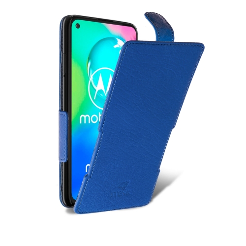 чехол-флип на Motorola Moto G8 Power Ярко-синий Stenk Prime фото 2