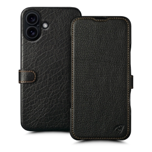 Чехол книжка Stenk Premium для Apple iPhone 16 Plus Чёрный