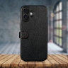 Чехол книжка Stenk Premium для Apple iPhone 16 Plus Чёрный