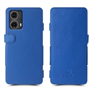 Чехол книжка Stenk Prime для Motorola Moto G85 Ярко синий
