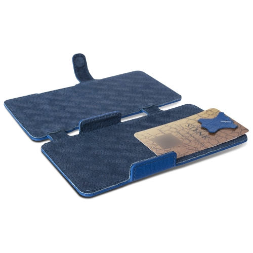 чехол-книжка на Motorola Moto G85 Ярко синий  Prime фото 4