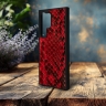 Накладка SkinBacker Mini Python Scales для Samsung Galaxy S24 Ultra Красный