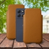 Футляр Stenk Sportage для Motorola Moto G86 Camel