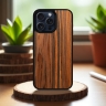 Накладка SkinBacker Wood для Apple iPhone 15 Pro Палисандр