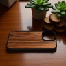 Накладка SkinBacker Wood для Apple iPhone 15 Pro Палисандр