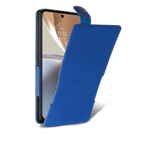 чехол-флип на Motorola Moto G32 Ярко-синий Stenk Prime фото 2