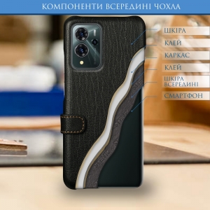 Чохол книжка Stenk Premium для ZTE Blade V40 Pro Чорний