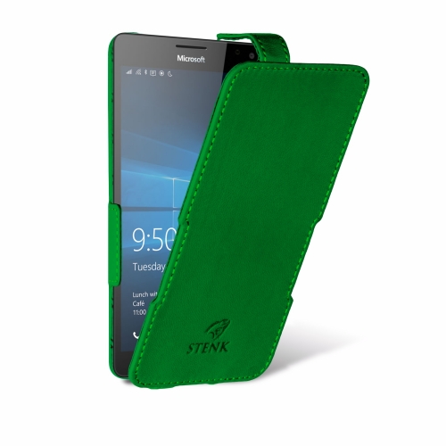 чохол-фліп на Microsoft Lumia 950 XL Зелений Stenk Сняты с производства фото 2