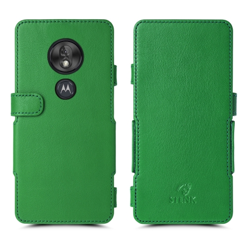 чехол-книжка на Motorola Moto G7 Play Зелёный Stenk Prime фото 1