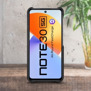 Шкіряна накладка Stenk Cover для Infinix Note 30 5G Чорний