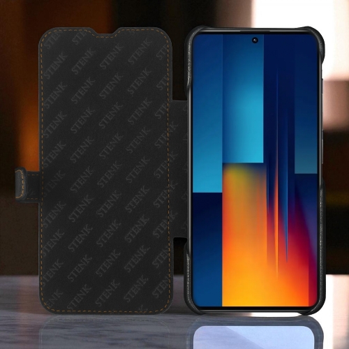 чехол-книжка на Xiaomi Poco M6 Pro 4G Черный Stenk Premium фото 2