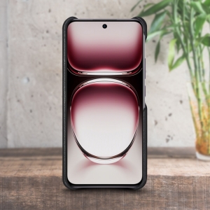 Шкіряна накладка Stenk Cover для OPPO Reno12 Pro Чорний