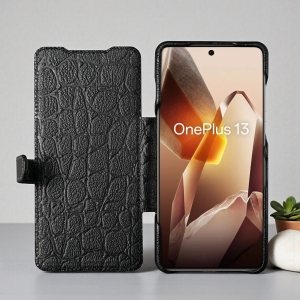 Чехол книжка Stenk Premium для OnePlus 13 Чёрный