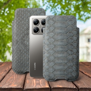 Футляр Stenk Sportage Python для Xiaomi 14T Сірий