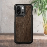 Кожаная накладка Stenk WoodBacker для OnePlus 13T Чёрный