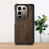 Кожаная накладка Stenk WoodBacker для Infinix Note 50 Pro 4G Черный