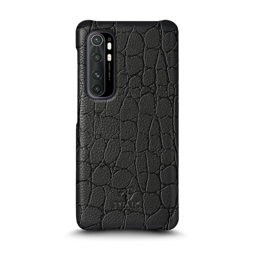 бампер на Xiaomi Mi Note 10 Lite Черный Stenk Cover Reptile фото 1