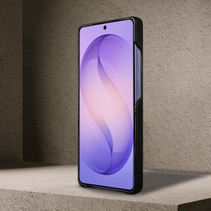 Кожаная накладка Stenk Cover для Samsung Galaxy S26 Ultra Черный