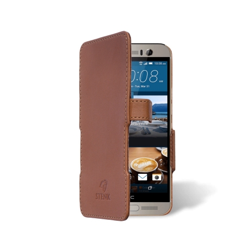чохол-книжка на HTC One M9 Plus Світло-коричневий Stenk Сняты с производства фото 2