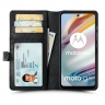 Чехол книжка Stenk Premium Wallet для Motorola Moto G60 Чёрный