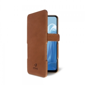 Чехол книжка Stenk Prime для OPPO Reno8 Lite 5G Camel