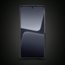 Кожаная накладка Stenk WoodBacker для Xiaomi 13 Pro Чёрная