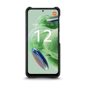 Кожаная накладка Stenk Reptile Cover для Xiaomi Redmi Note 12 5G Чёрная