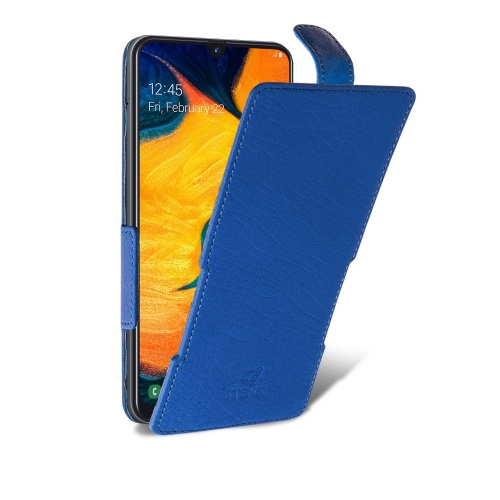 чехол-флип на Samsung Galaxy A30s Ярко-синий  Prime фото 2
